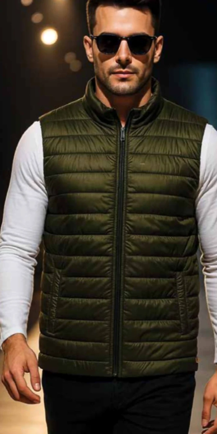 Olive Sleeveless Jacket catalog image