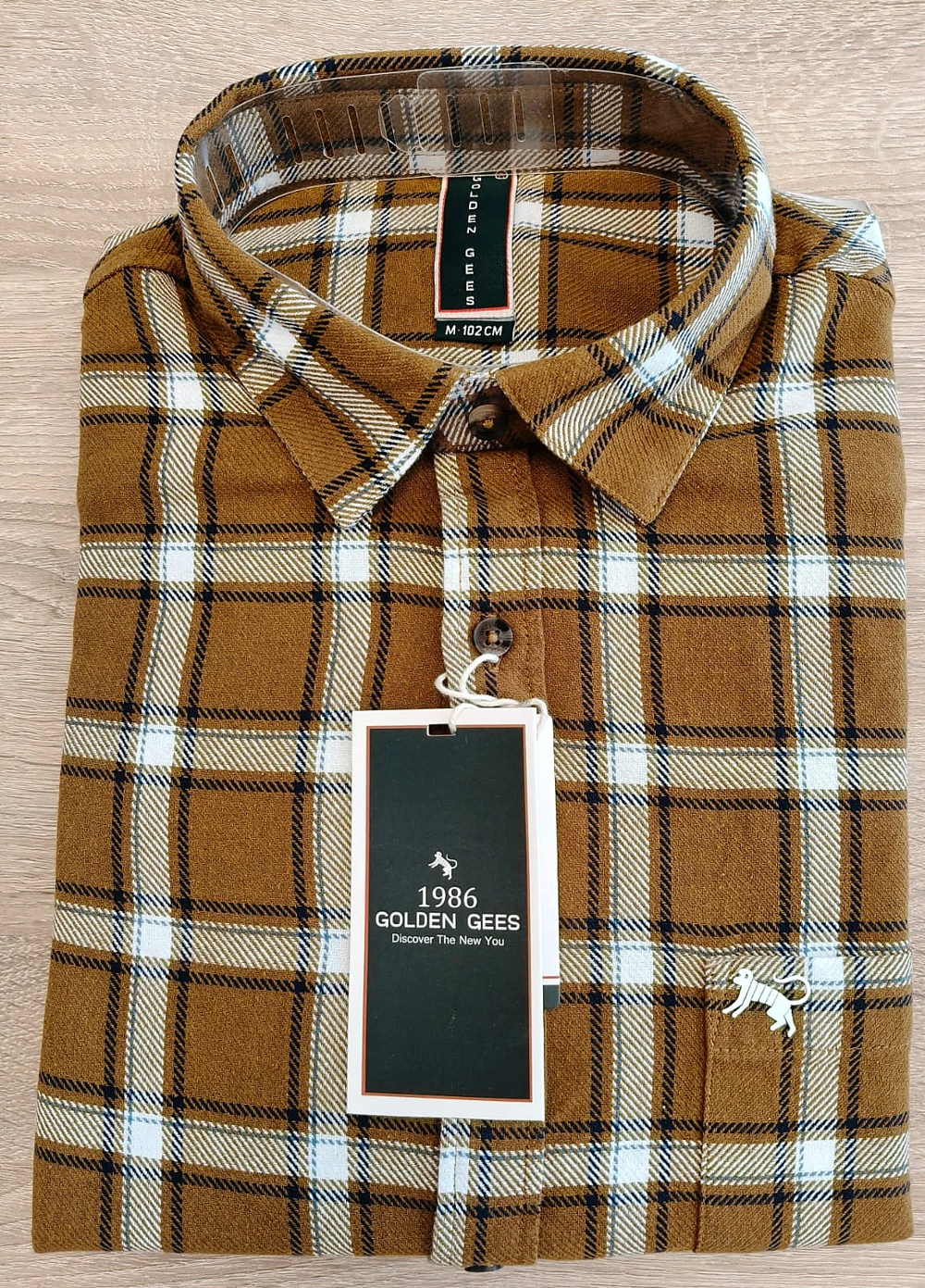 Mustard check Shirt catalog image