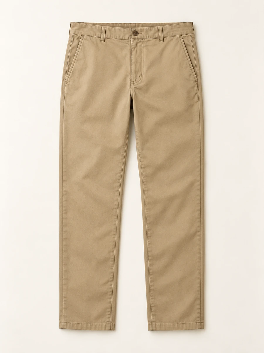 Khaki Straight chino Trouser catalog image